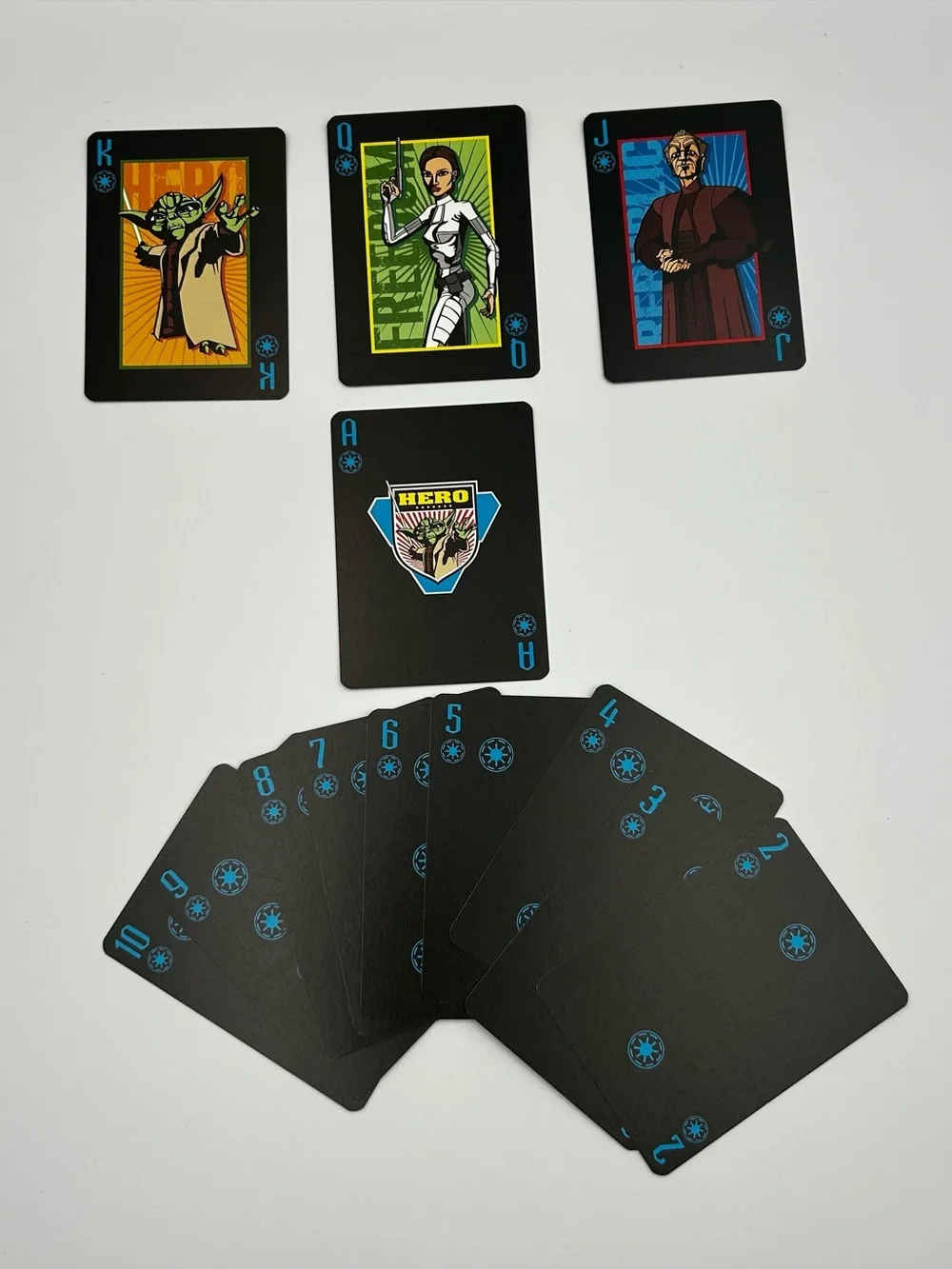 STAR WARS CLONE WARS Playing Cards Deck Animated Series Open Lightly Used